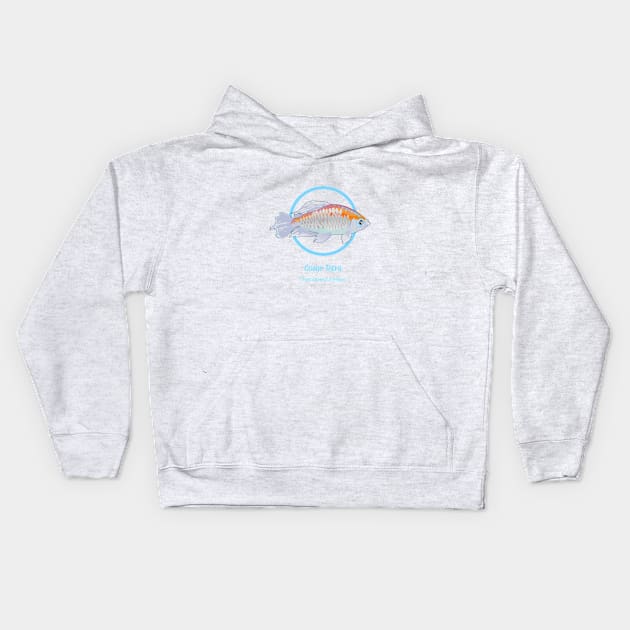 Congo Tetra Kids Hoodie by Reefhorse